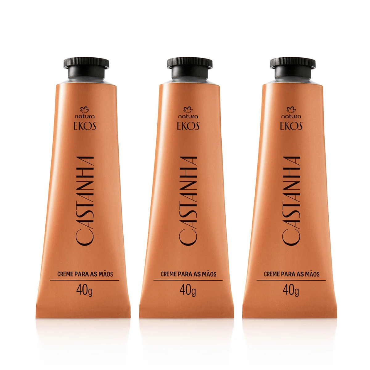 Kit de cremes hidratantes para as mãos Natura Ekos Castanha