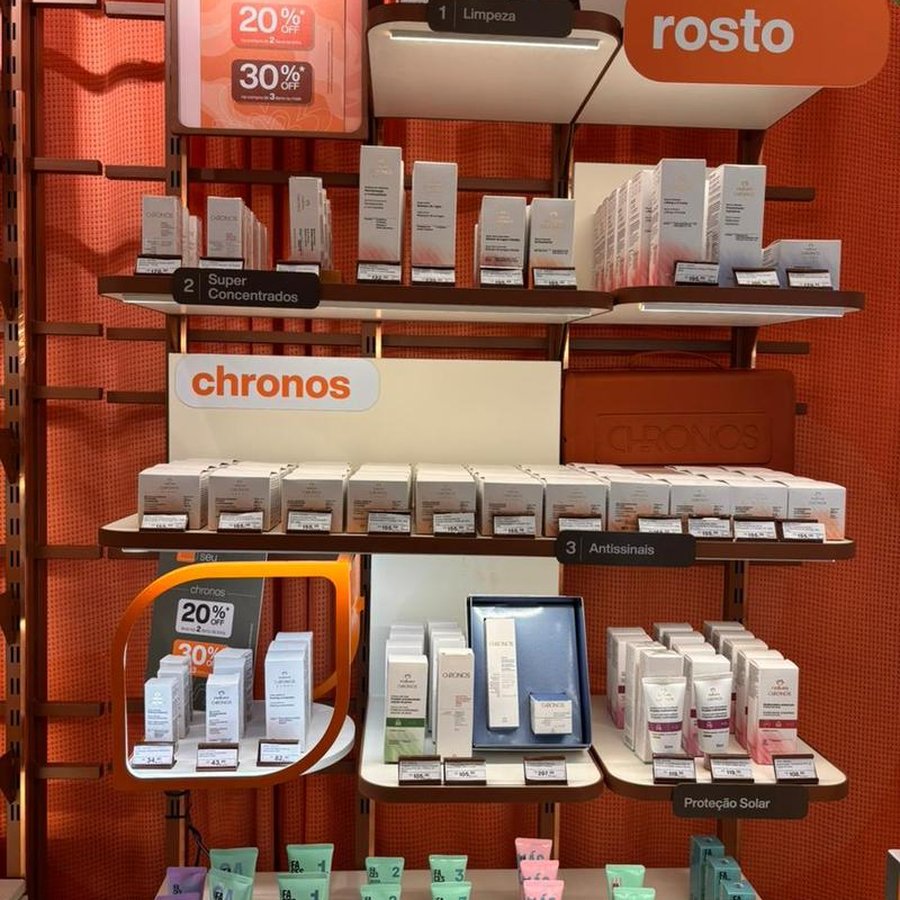 Rotina de Skin Care Natura Chronos